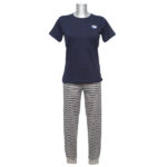 Leeds Rhinos Olivia Ladies PJ Set Navy/Marl