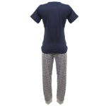 Leeds Rhinos Olivia Ladies PJ Set Navy/Marl - Image 2