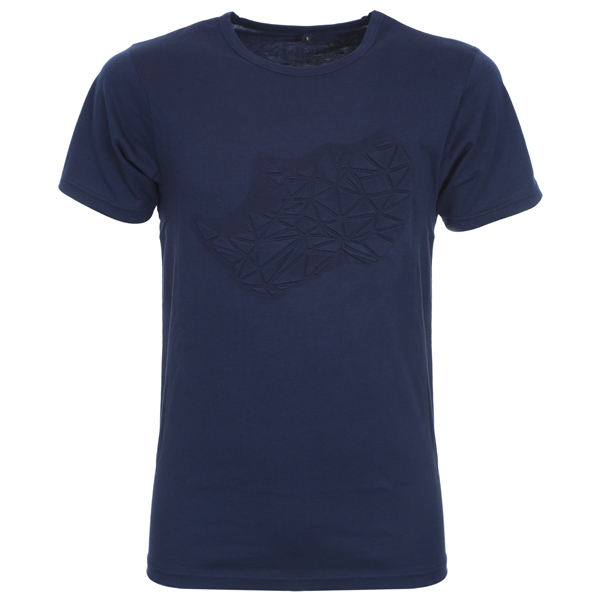 Leeds Rhinos Crest Embossed TShirt Elite Pro Sports