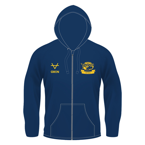 Leeds Rhinos Netball FZ Hoody - Elite Pro Sports