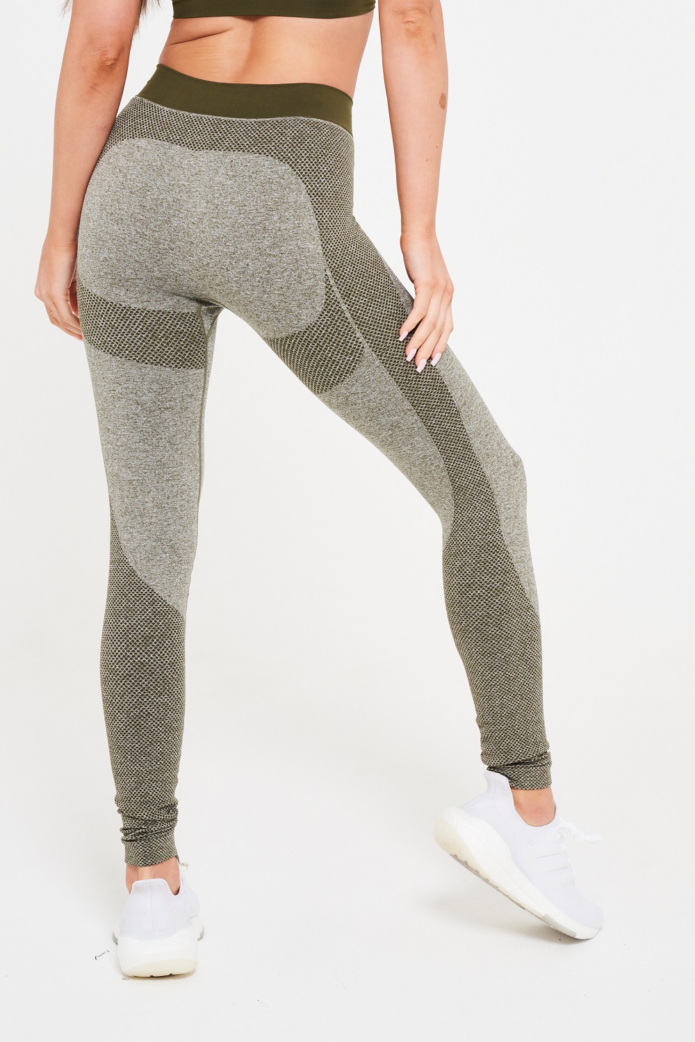 Womens Oxen Seamless Multi Sport Leggings Olive - Elite Pro Sports