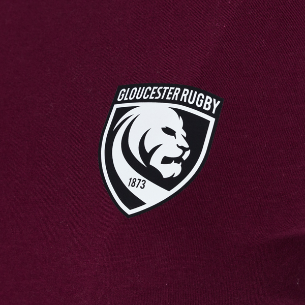 Gloucester Rugby Elli Relaxed Fit Tee Maroon - Elite Pro Sports
