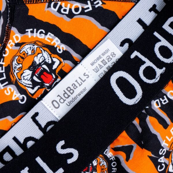 Castleford Tigers Oddballs Tiger Stripe Ladies Brief - Image 3