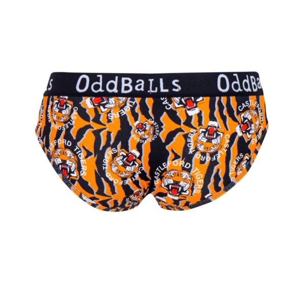 Castleford Tigers Oddballs Tiger Stripe Ladies Brief - Image 2
