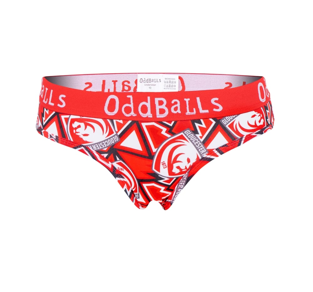 Gloucester Rugby Oddballs Flash Ladies Brief Elite Pro Sports