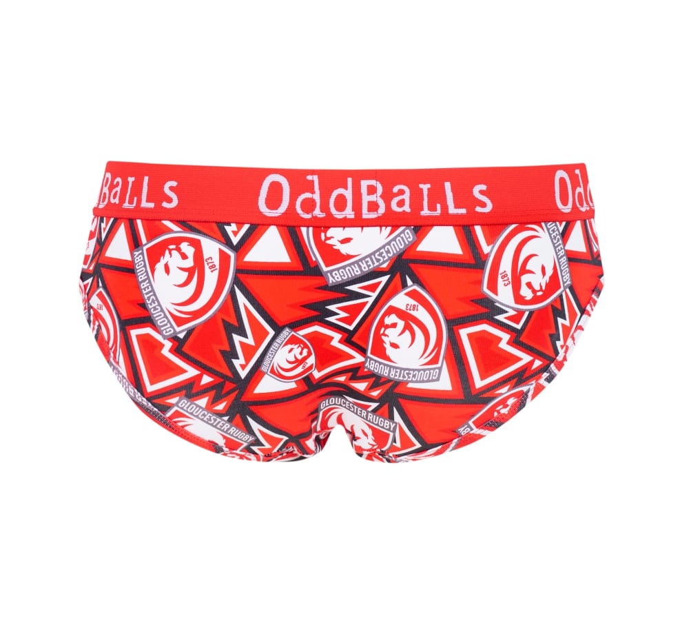 Gloucester Rugby Oddballs Flash Ladies Brief Elite Pro Sports