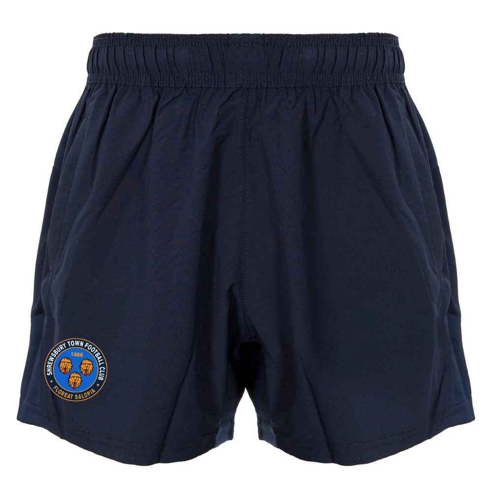Shrewsbury Town Gym Short Navy JNR