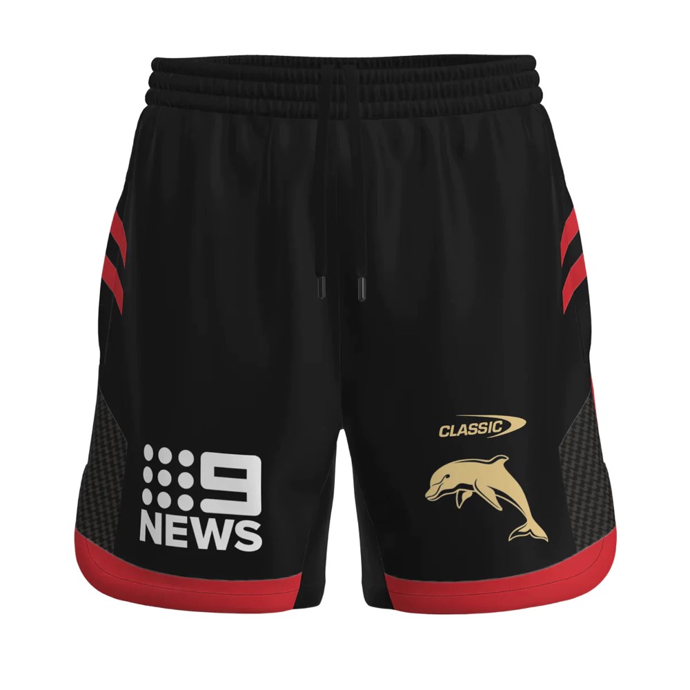 Redcliffe Dolphins Mens Training Shorts - Elite Pro Sports