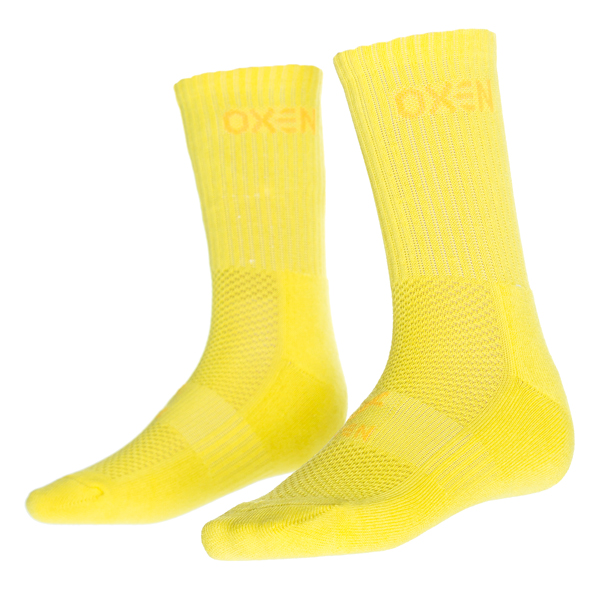 Oxen Pastel Sports Socks Yellow JNR - Elite Pro Sports