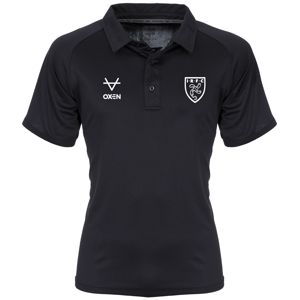 Ilkley RFC Core Tech Polo Black Elite Pro Sports