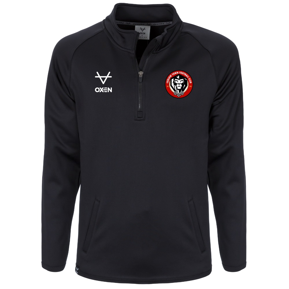 Ludlow Town FC 23/24 CT QZ Junior Black - Elite Pro Sports