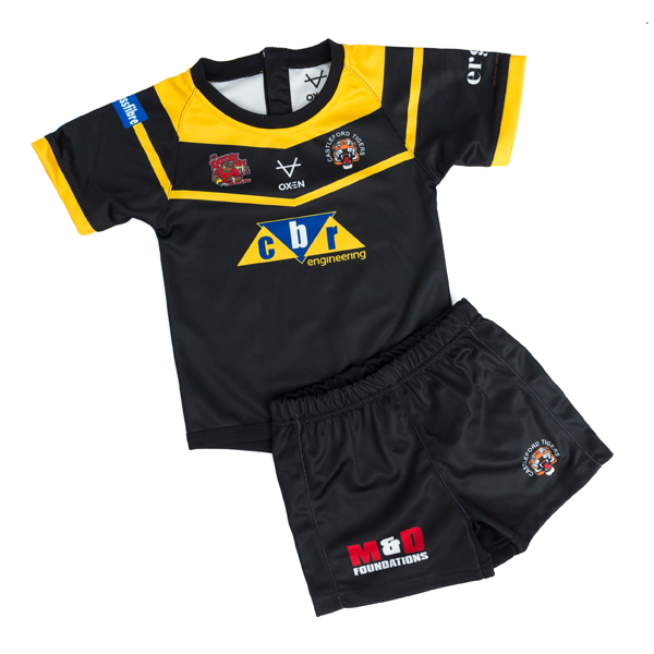 Castleford Tigers 2024 Replica Home Kit Toddler Elite Pro Sports