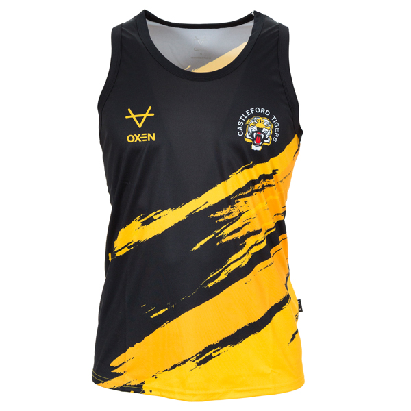 Castleford Tigers 2024 Brushstroke Singlet Elite Pro Sports