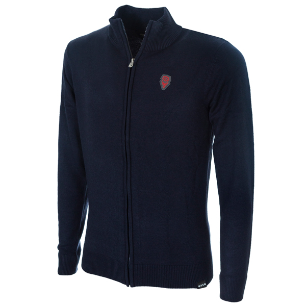 Lincoln City Statement Scattering FZ Knit Navy - Elite Pro Sports