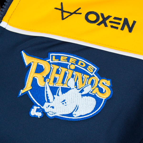 Leeds Rhinos 2024 Home Anthem Jacket Nvy/Amb Elite Pro Sports