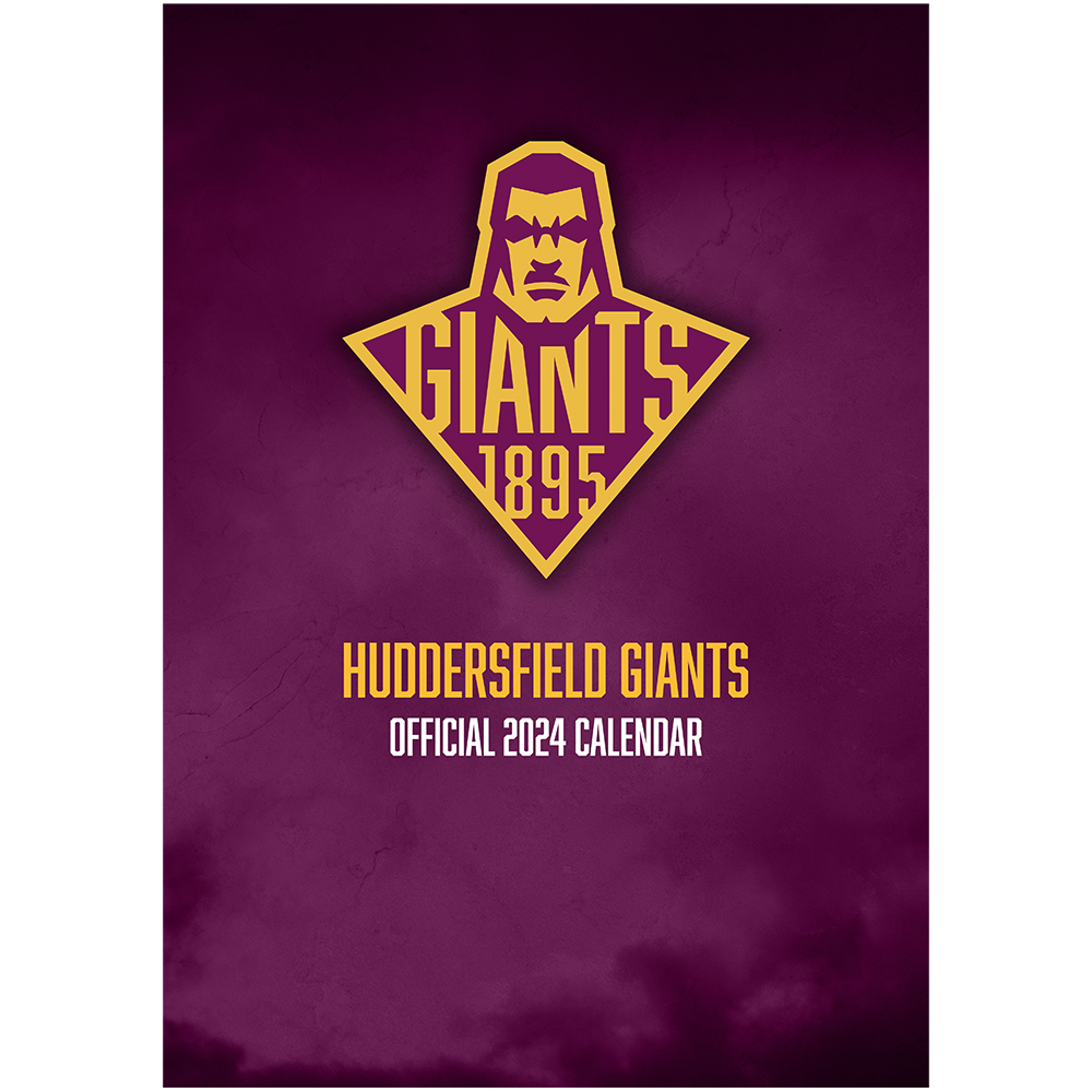 Huddersfield Giants Official 2024 Calendar Elite Pro Sports