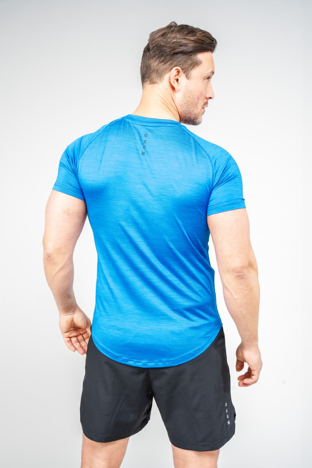 Oxen SD Blue Performance Tee - Image 2
