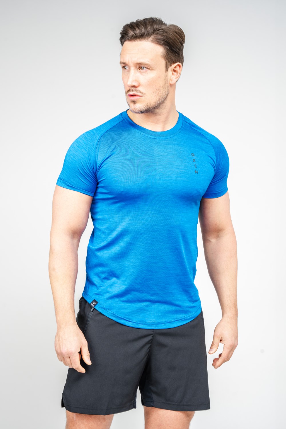 Oxen SD Blue Performance Tee - Image 3