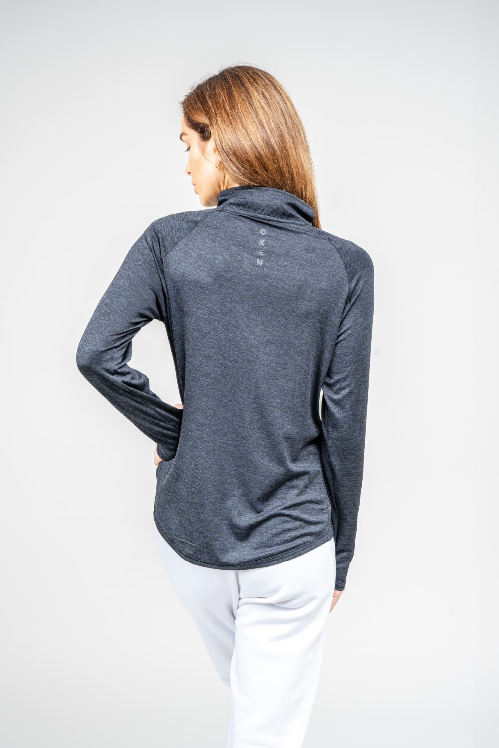Oxen SD Half Zip Midlayer Black Ladies - Image 3