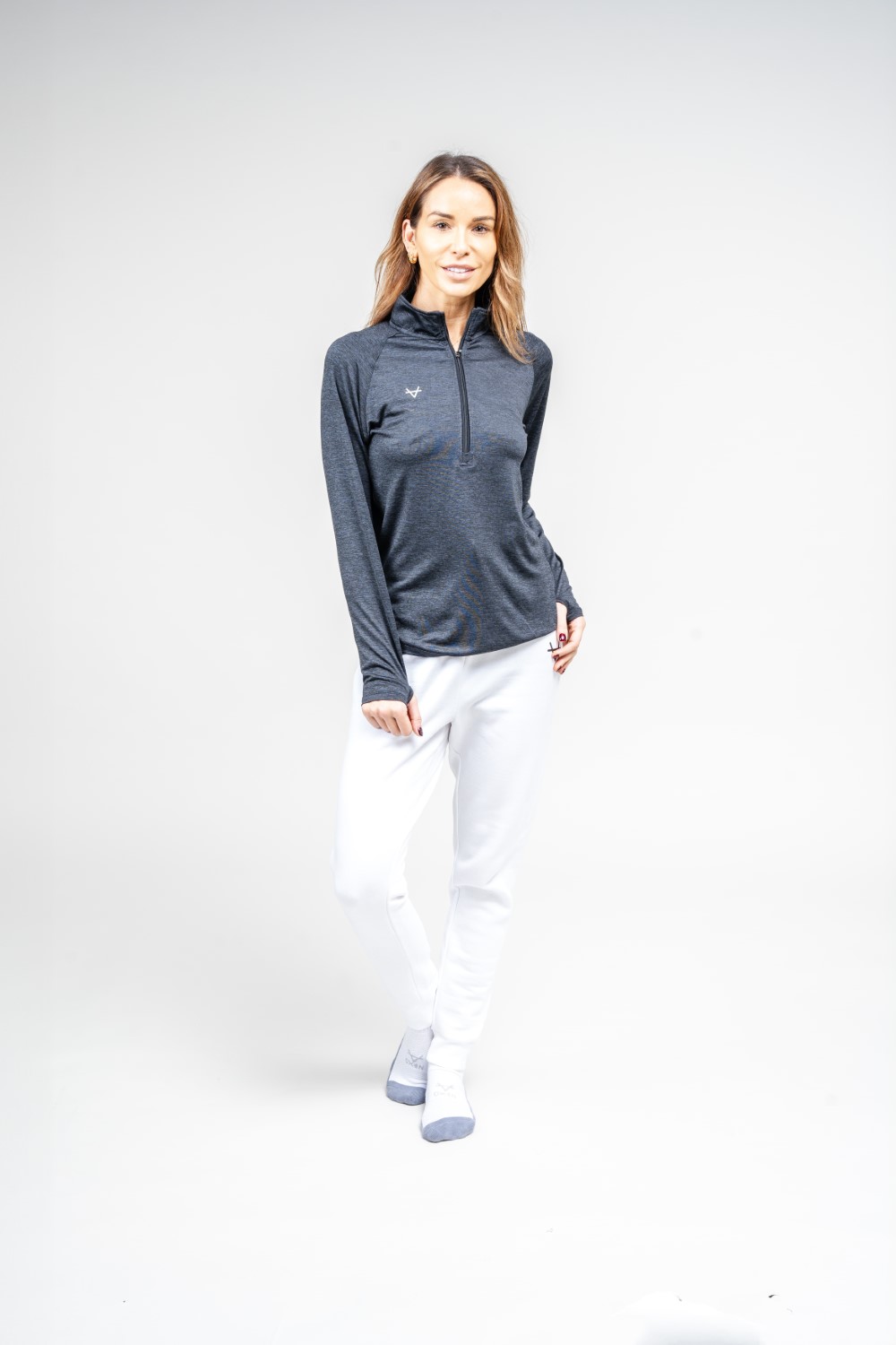 Oxen SD Half Zip Midlayer Black Ladies - Image 2