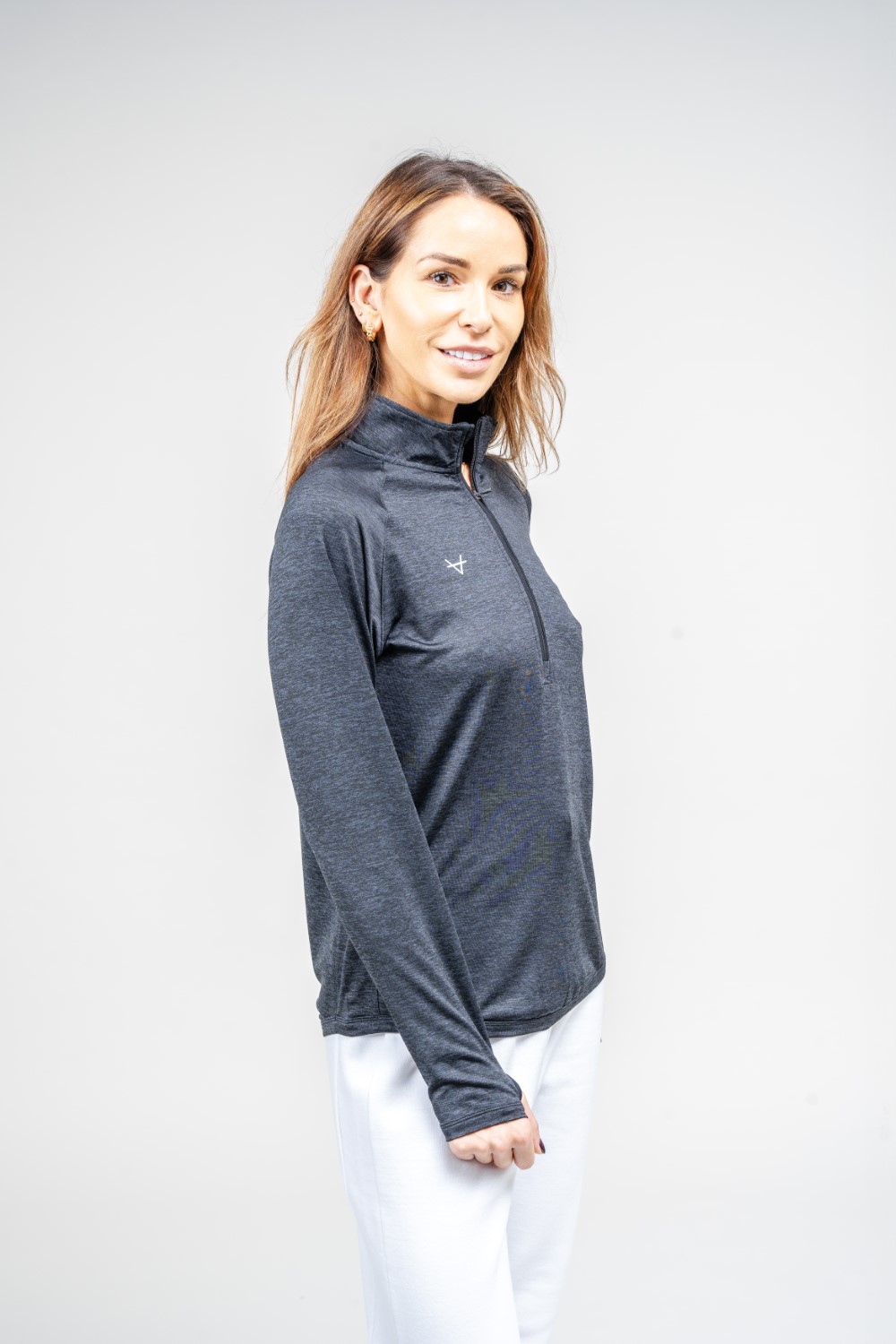 Oxen SD Half Zip Midlayer Black Ladies - Image 4