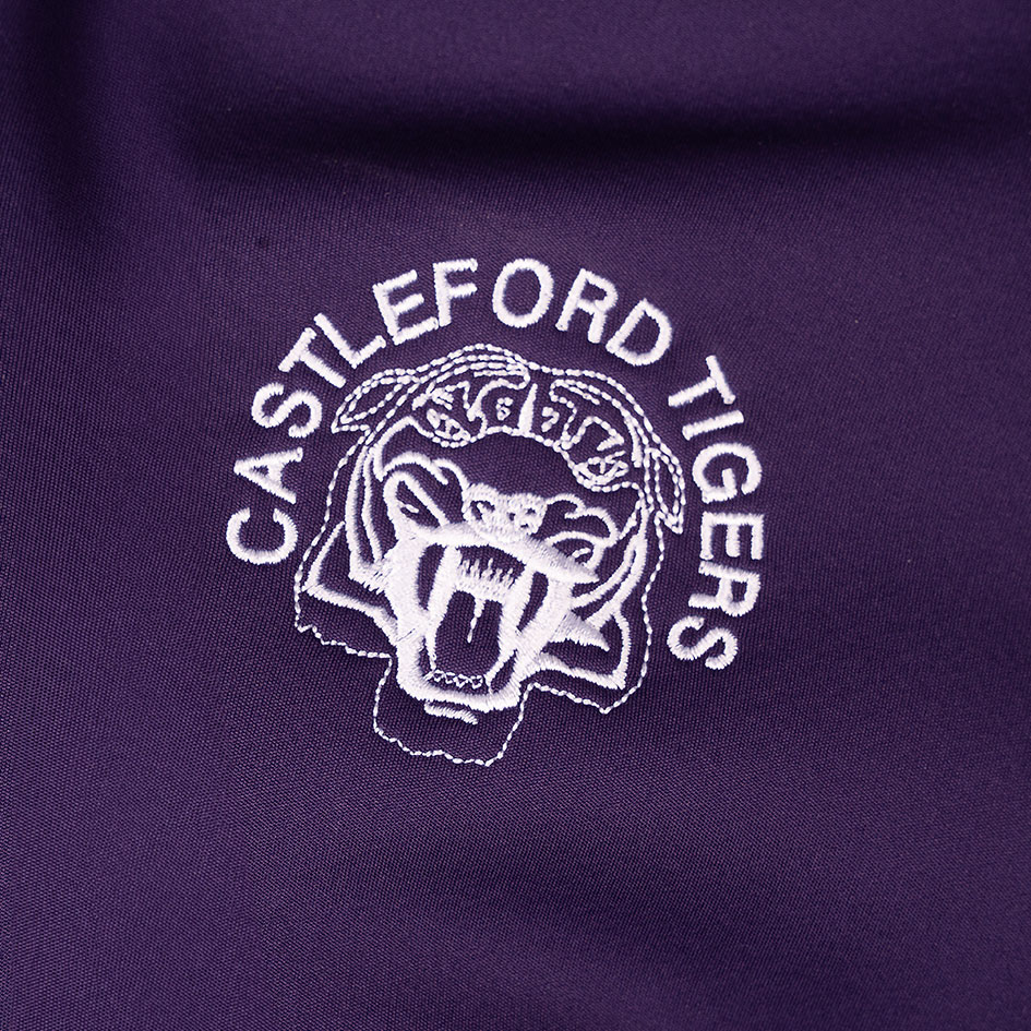 Castleford Tigers 2024 Sleeve Stripe Away FZ Hoody - Elite Pro Sports