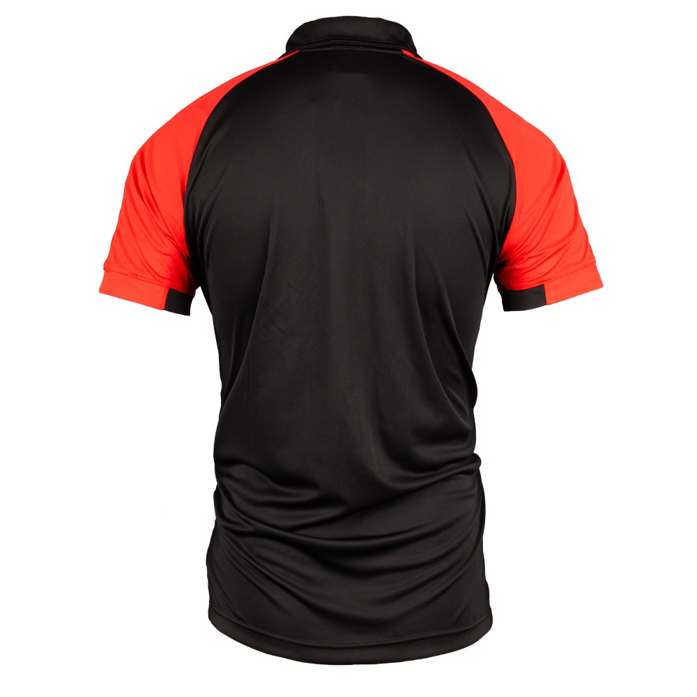England RL Black/Red Polo Shirt - Elite Pro Sports