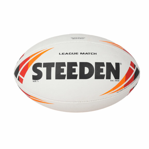 Steeden League Match Rugby Ball Black