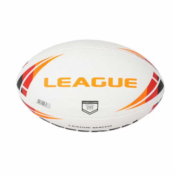 Steeden League Match Rugby Ball Black - Image 2