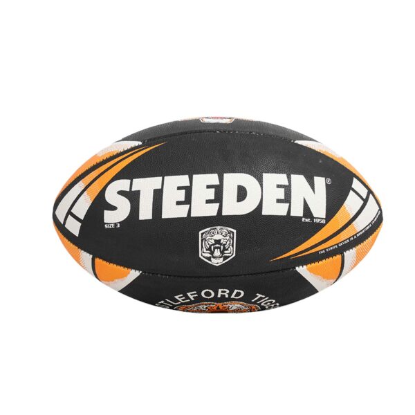 Castleford Tigers Supporter Ball Black Size 3 - Image 2