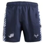 Leeds Rhinos 2024 Navy/White Cross Side Shorts JNR
