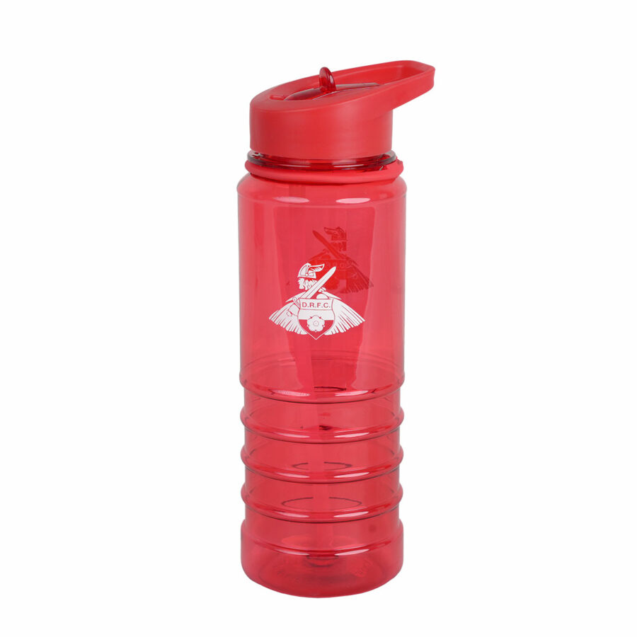 Bicchiere Shot Doncaster Rovers Football Club - Vetro Quadrato Con Badge Smaltato, Regalo Per Tifosi Di Calcio