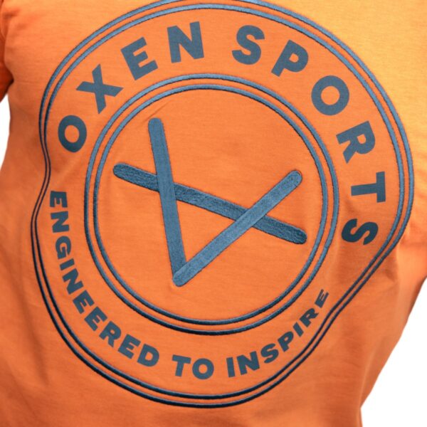 Oxen Burnt Orange Engineered Tee - Image 6