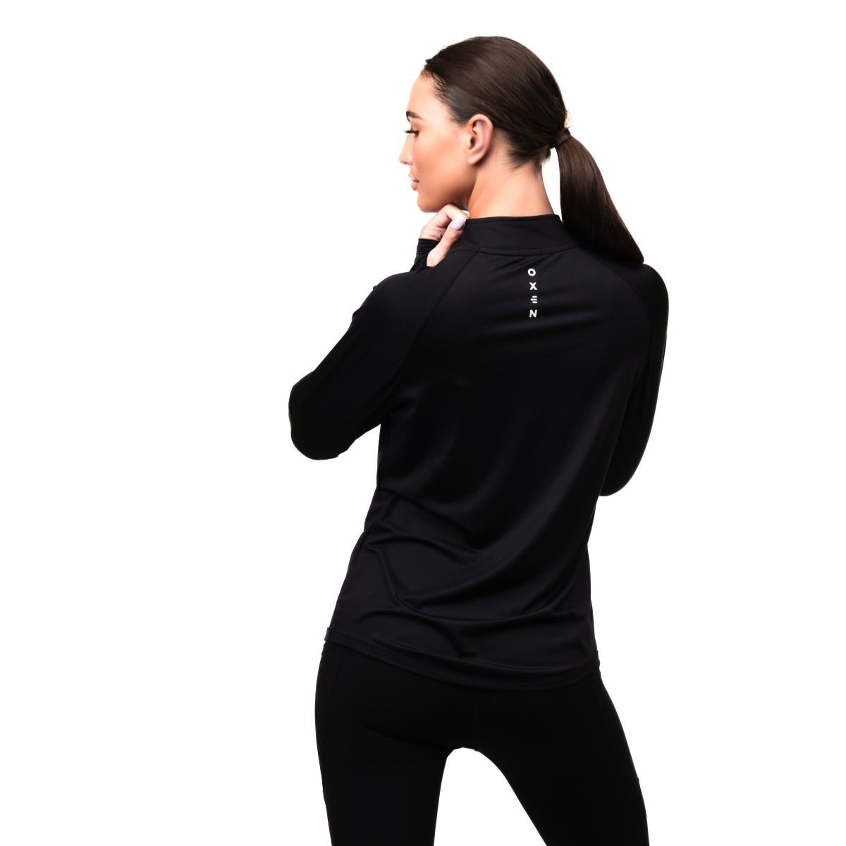 Oxen Womens Endure Midlayer Black - Image 2
