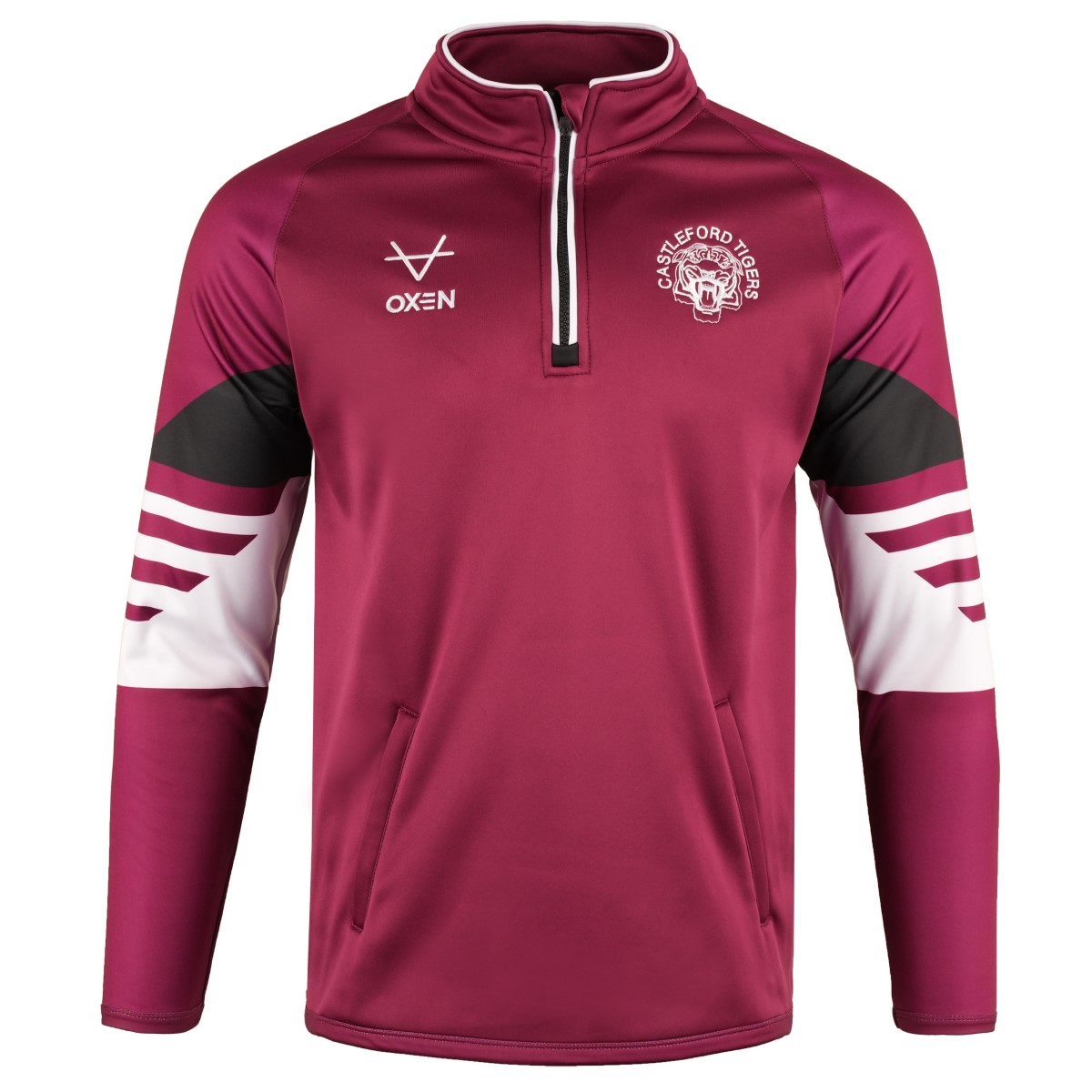 Castleford Tigers 2024 Tribute Qtr Zip Jacket - Elite Pro Sports