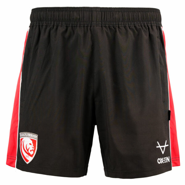 Gloucester Rugby 24/25 Deep Red Panel Shorts