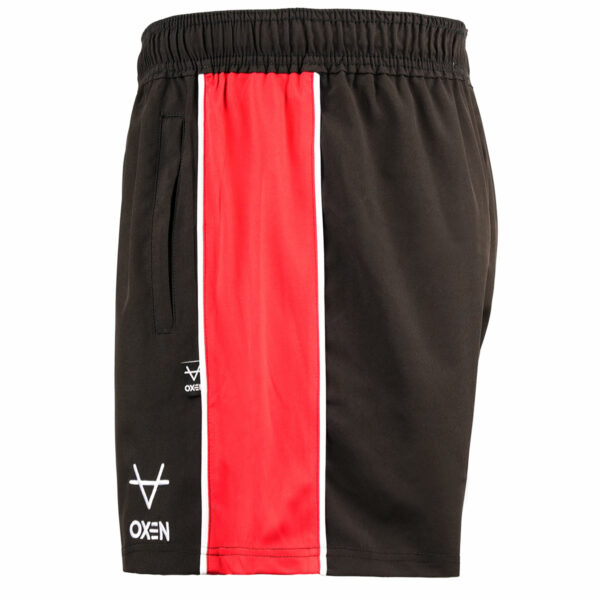 Gloucester Rugby 24/25 Deep Red Panel Shorts - Image 2