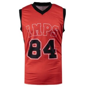 Lincoln City Basketball Vest Red JNR