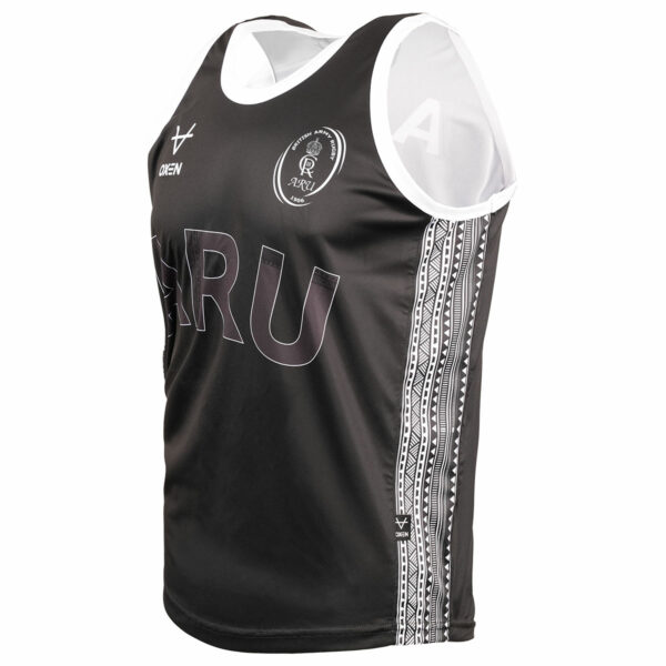 ARU Fiji Training Singlet Black - Image 2