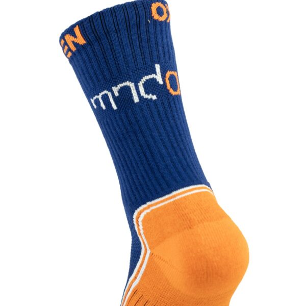 Oxen Sports Sock MNDA Text Navy/Orange - Image 2