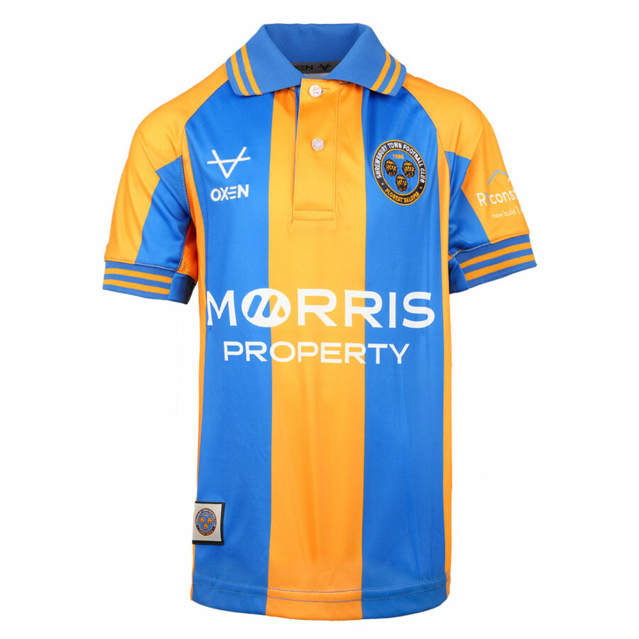 Maillot Shrewsbury Town Domicile 2015/17 Errea - Taille XS Adulte, Jaune, Manches Courtes