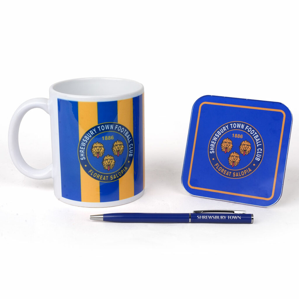 Texture Of The Wavy Flag Logo Of Shrewsbury Town Football Club In EFL League Two Texture Wavy Flag Image400456815