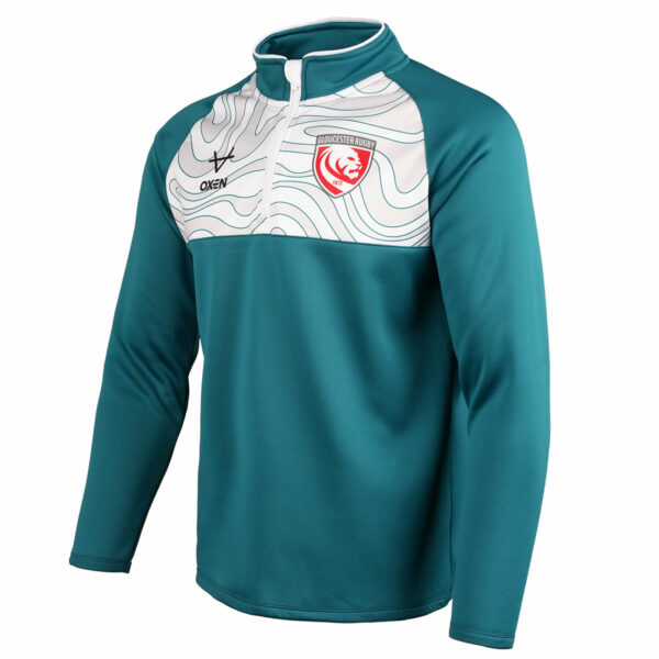 Gloucester Rugby 24/25 Away QZ Jacket - Image 2