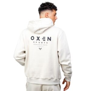 Oxen Vital Beige Cotton Hoody