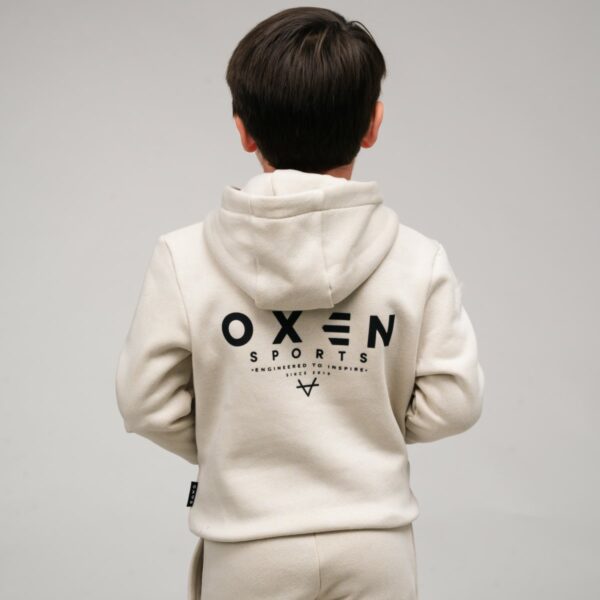 Oxen Vital Beige Cotton Hoody Children - Image 5