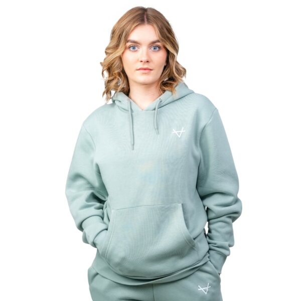 Oxen Vital Sage Cotton Hoody - Image 2
