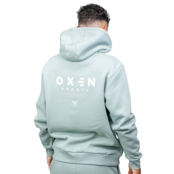 Oxen Vital Sage Cotton Hoody - Image 5