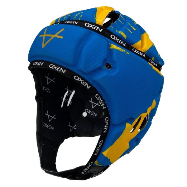 Oxen Pro Headguard Blue & Yellow