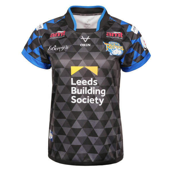 Leeds Rhinos 2025 Replica Black Alternate Shirt Ladies