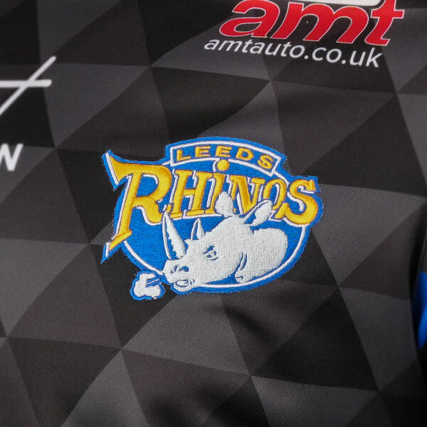Leeds Rhinos 2025 Replica Black Alternate Shirt Ladies - Image 4